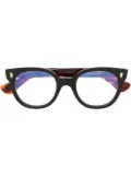 Cutler & Gross round-frame glasses - Brown