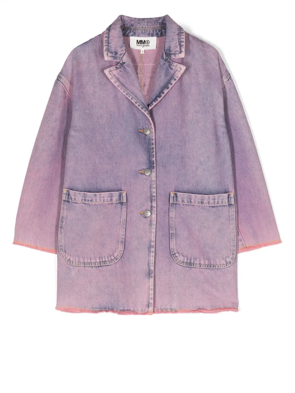 MM6 MAISON MARGIELA BLEACH-WASH DENIM JACKET