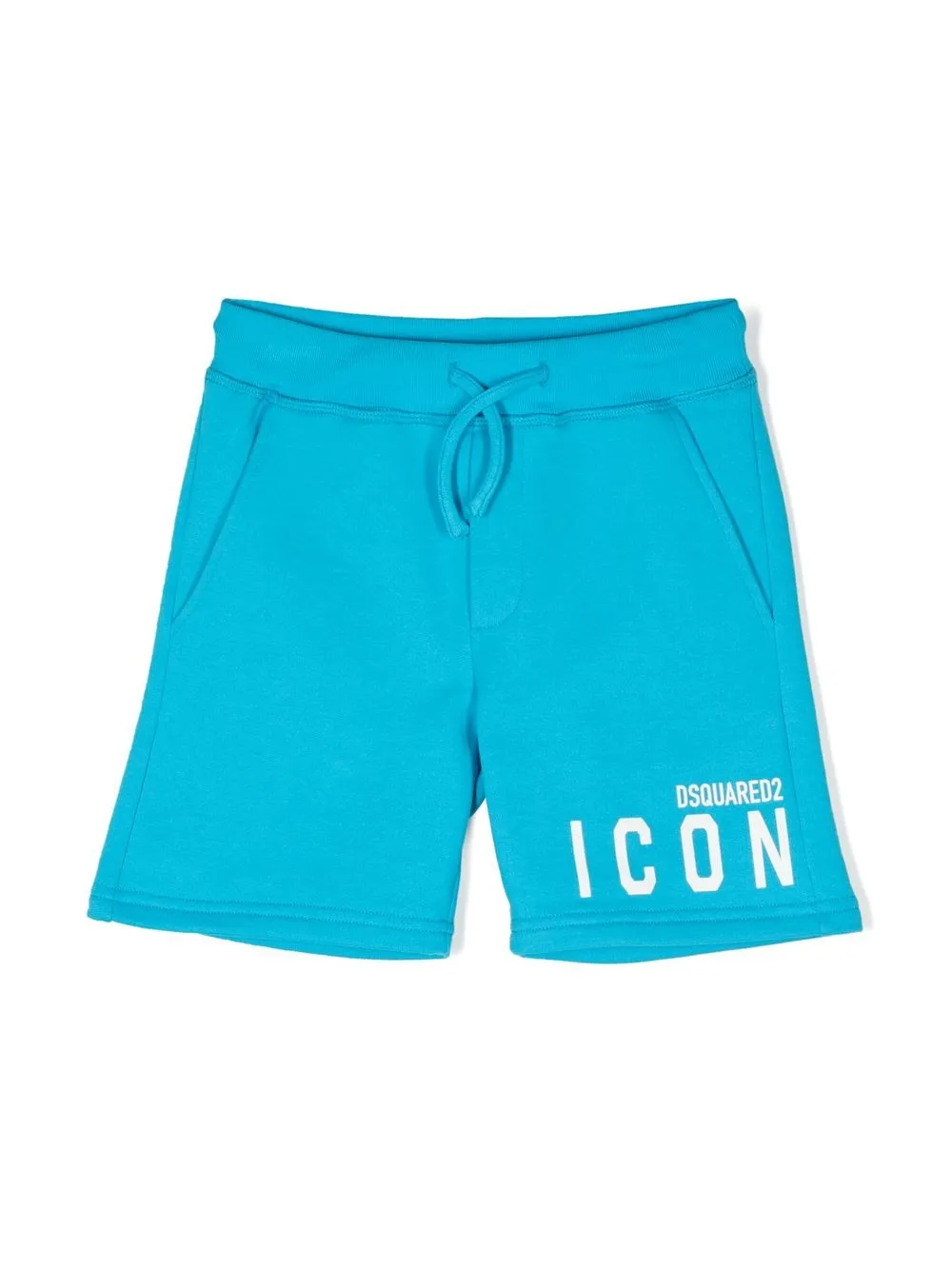 

Dsquared2 Kids logo print cotton shorts - Blue
