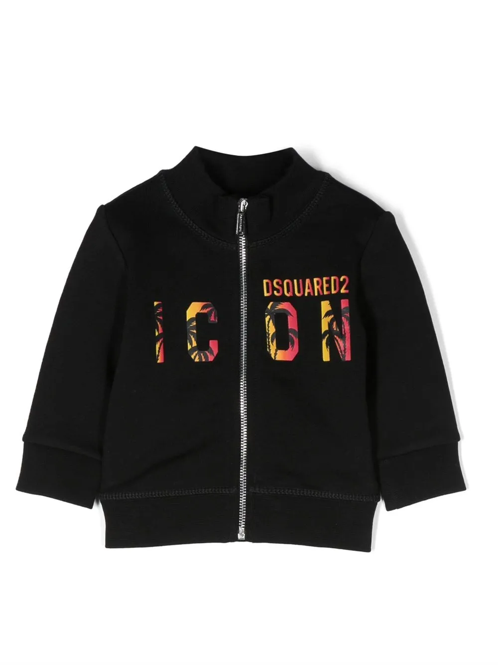 

Dsquared2 Kids logo print bomber jacket - Black