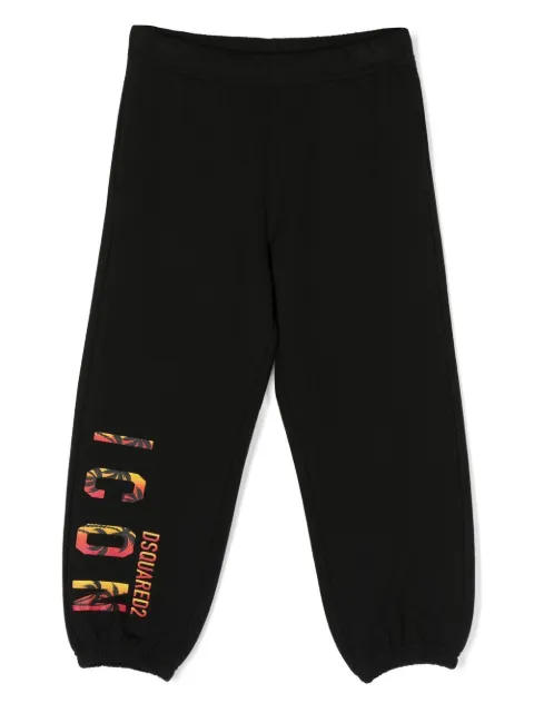 DSQUARED2 KIDS logo-print track pants