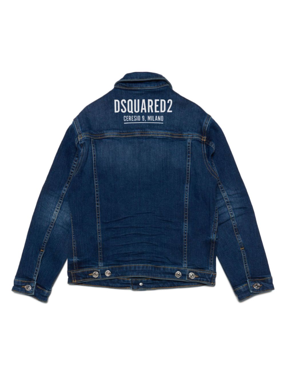 Image 2 of Dsquared2 Kids logo-patch denim jacket