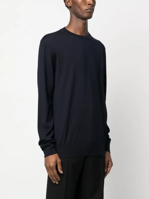 Jil Sander クルーネック セーター | ブルー | FARFETCH JP