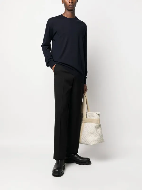 Jil Sander クルーネック セーター | ブルー | FARFETCH JP