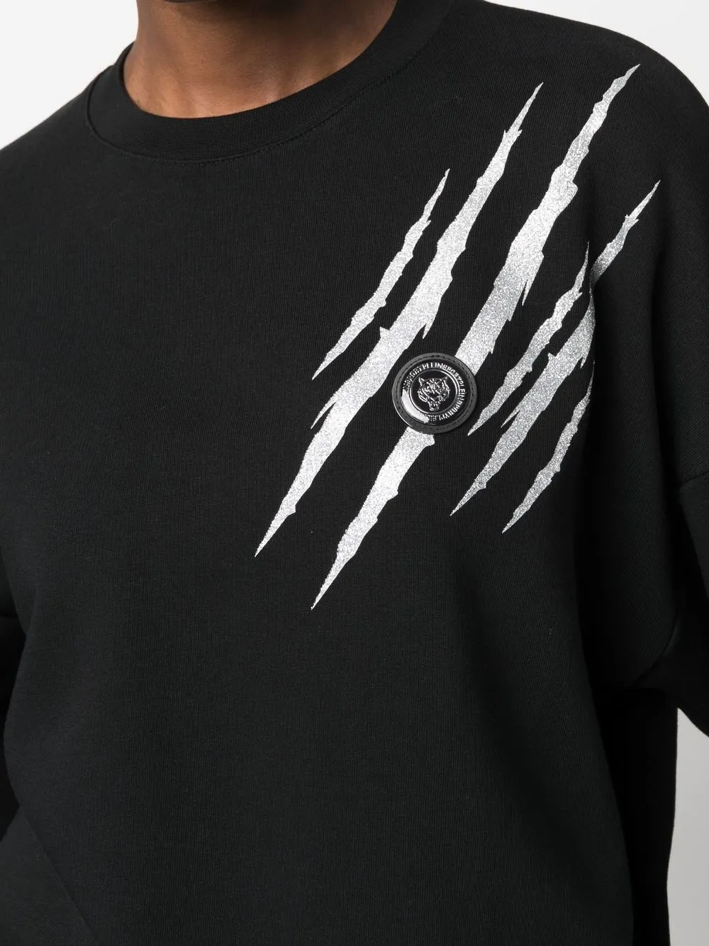 Plein Sport Katoenen sweater Zwart