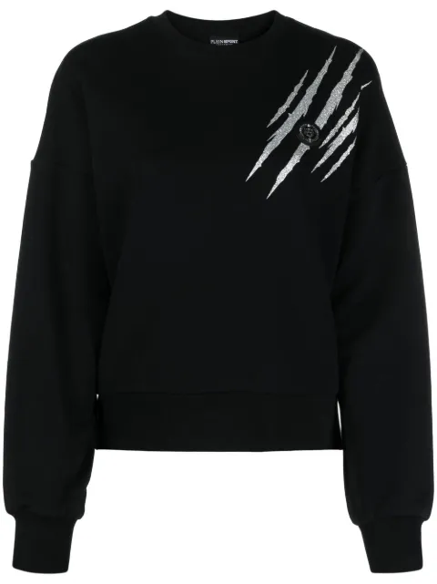 Plein Sport Scratch cotton sweatshirt
