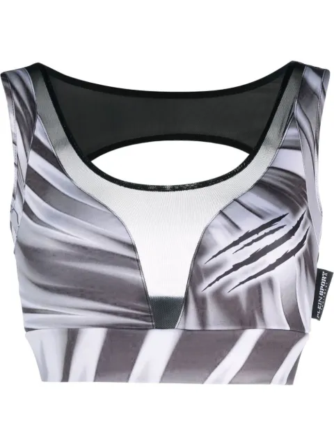 Plein Sport top corto estampado