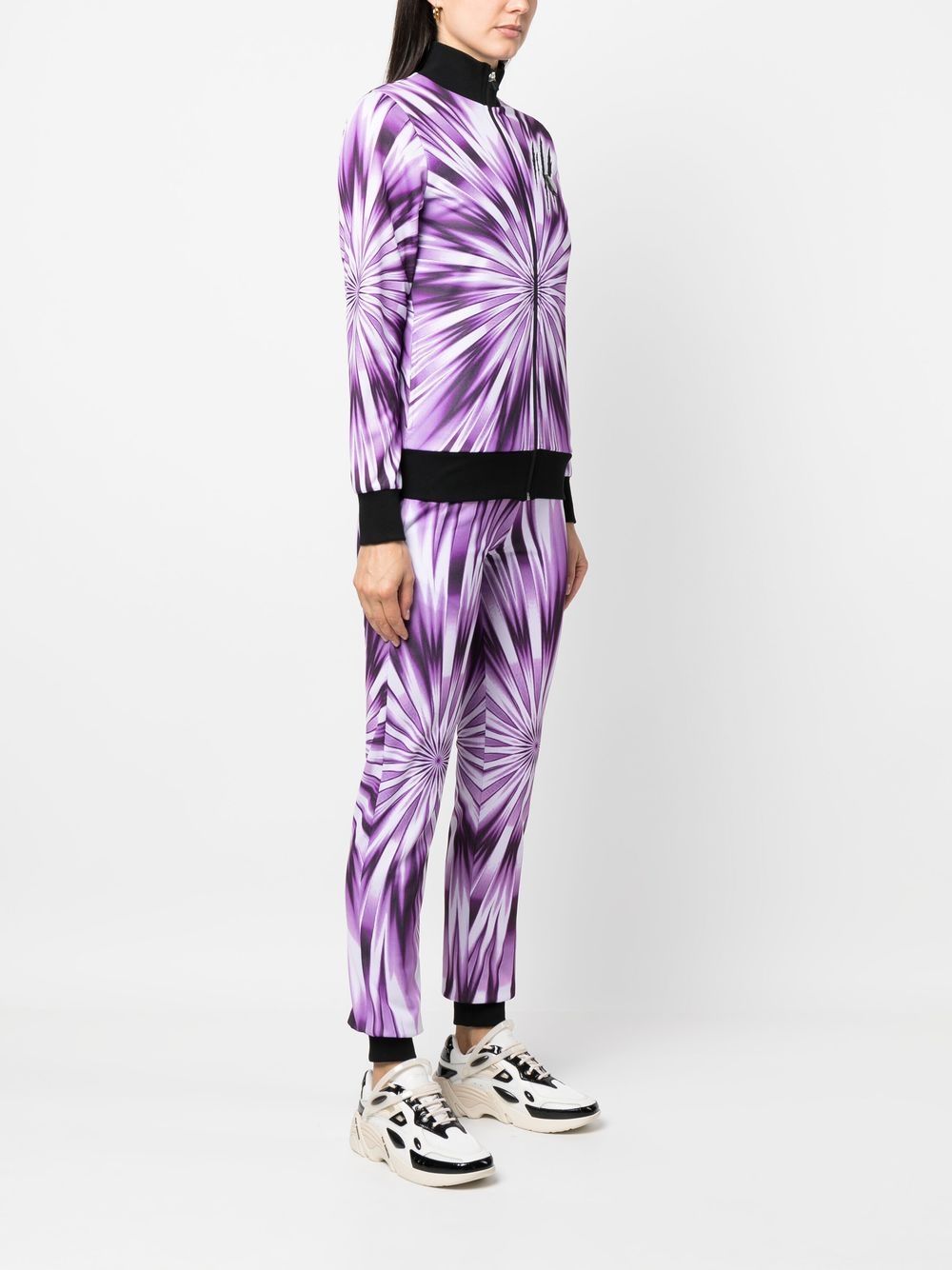 Shop Plein Sport Print Tie-dye Two-piece Tracksuit In Purple