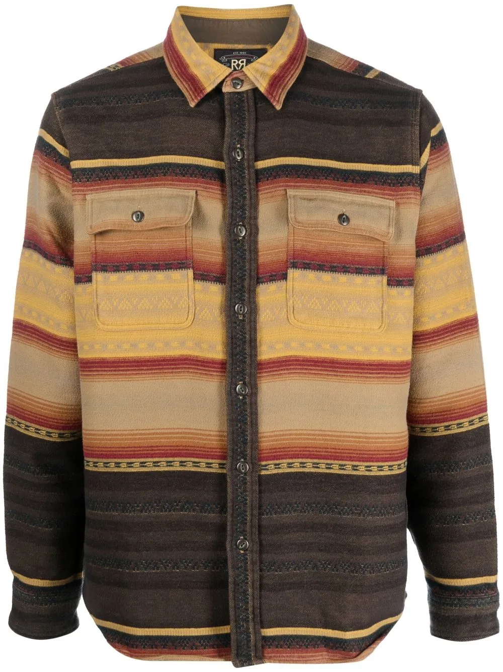 

Ralph Lauren RRL camisa con estampado gráfico - Marrón