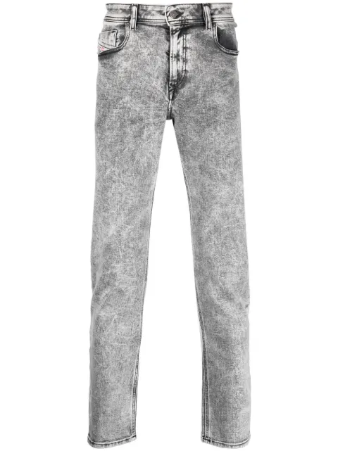 Diesel skinny jeans con motivo jaspeado