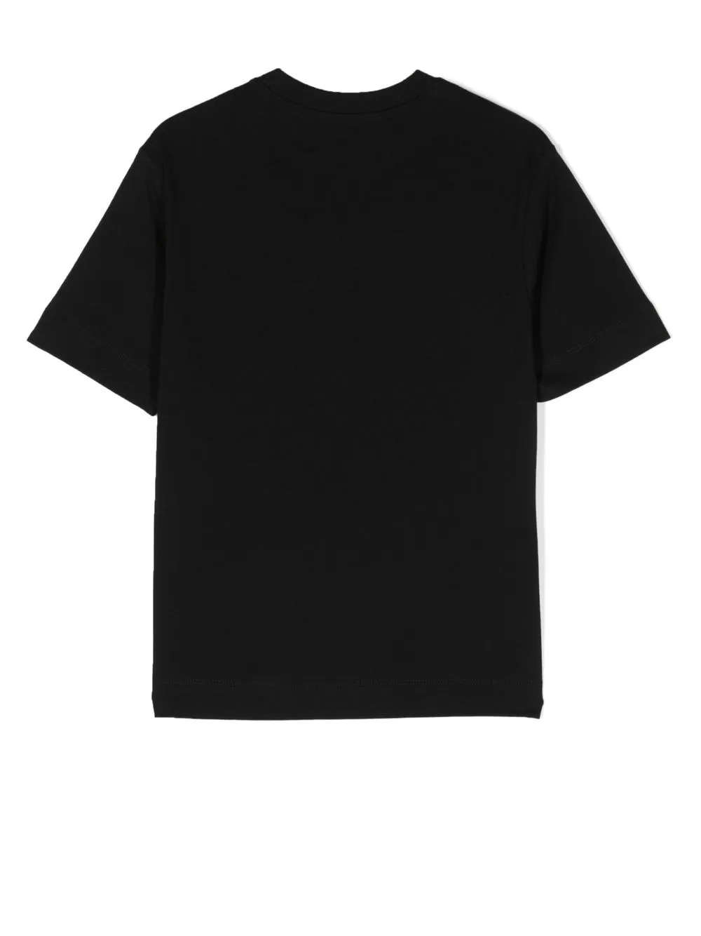 Shop Marni Logo-print Crew-neck T-shirt In Black