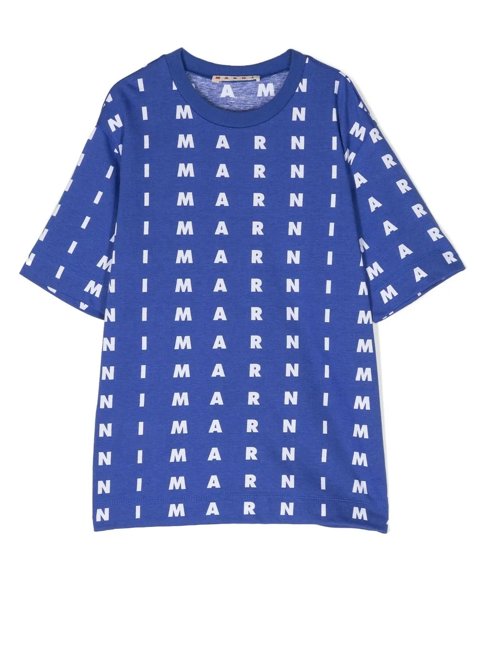 

Marni Kids Maglietta logo-print short-sleeve T-shirt - Blue