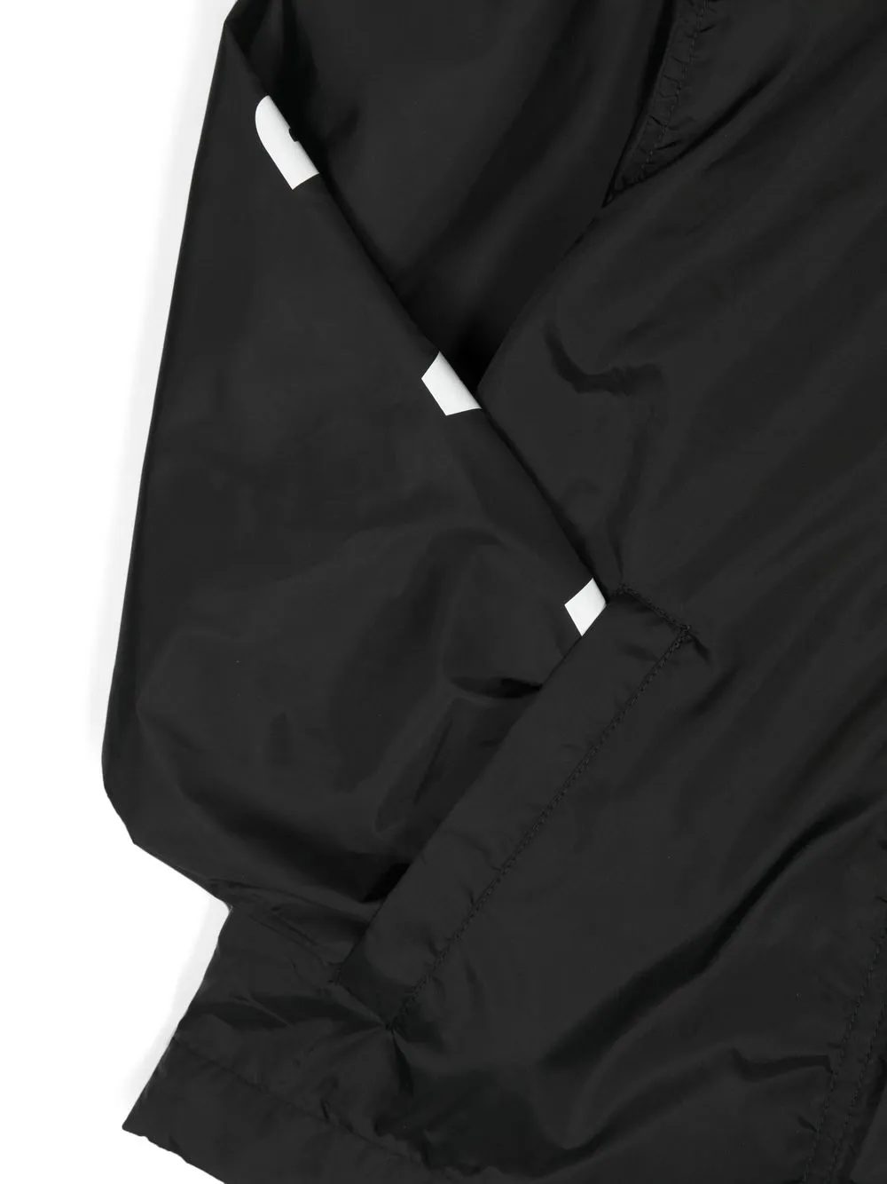 Shop Marni Logo-print Hooded Raincoat In Black