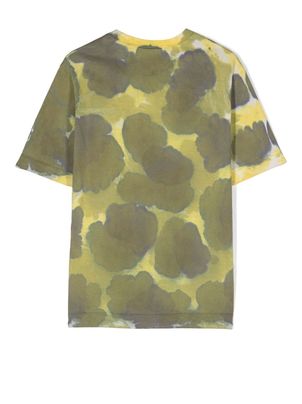 Marni Kids T-shirt met tie-dye print - Groen