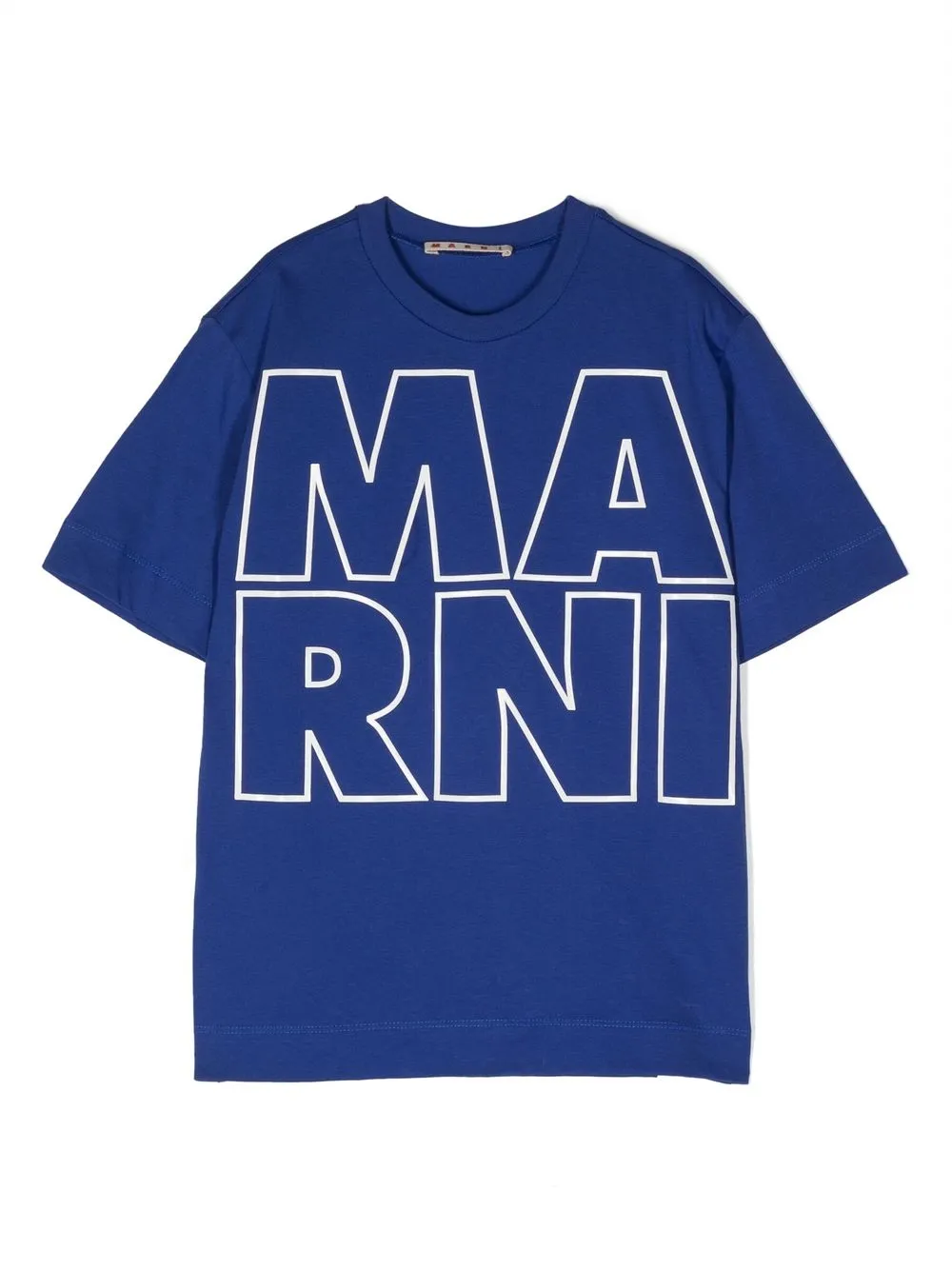 

Marni Kids logo-print T-shirt - Blue