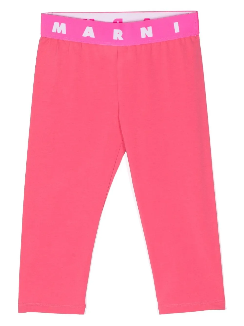 

Marni Kids leggins con logo en la pretina - Rosado