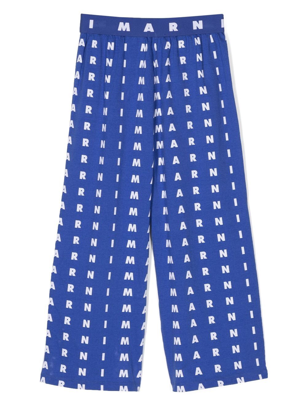 Marni Kids monogram-print wide-leg Trousers - Farfetch