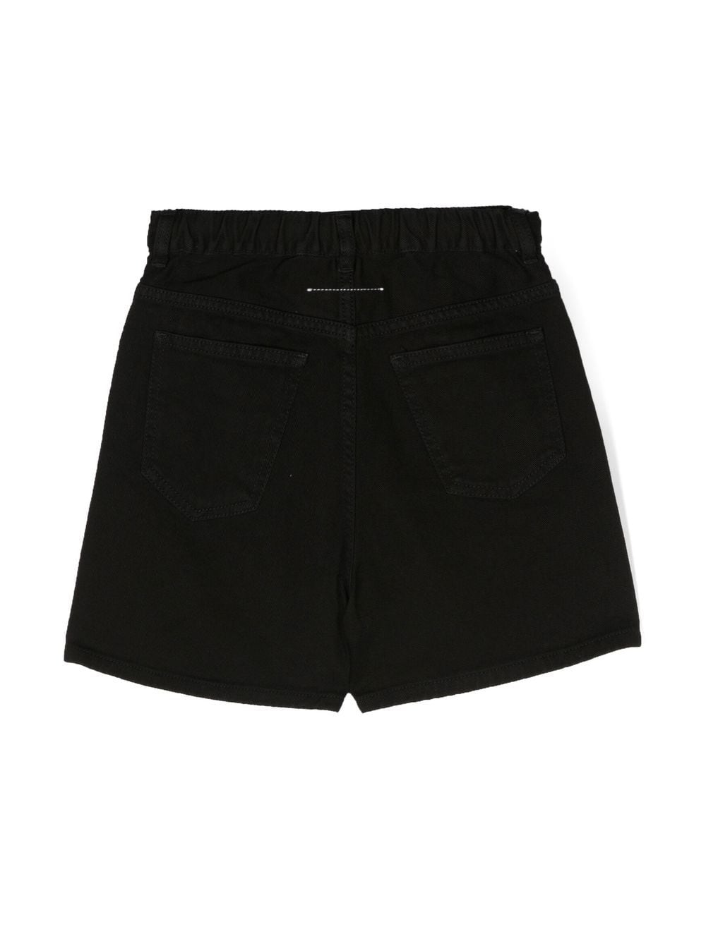 MM6 Maison Margiela Kids Straight shorts - Zwart