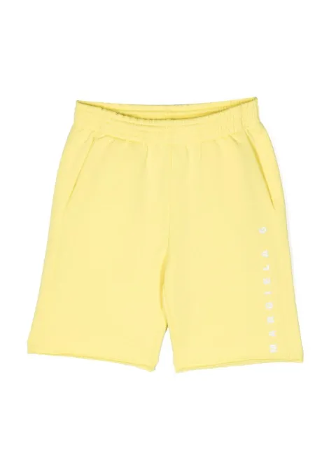 MM6 Maison Margiela Kids logo-print sweat shorts