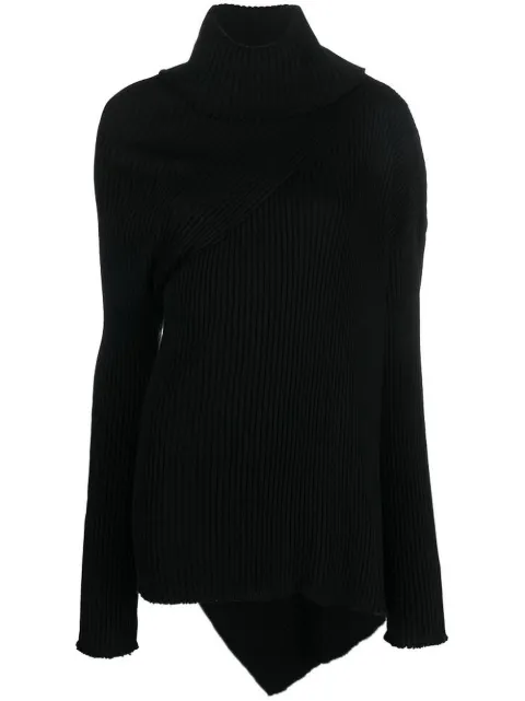 Marques'Almeida asymmetric merino wool jumper