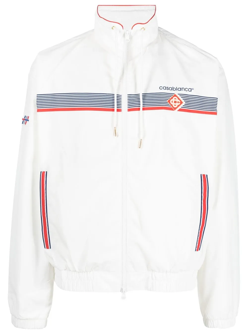 

Casablanca shell suit track jacket - White