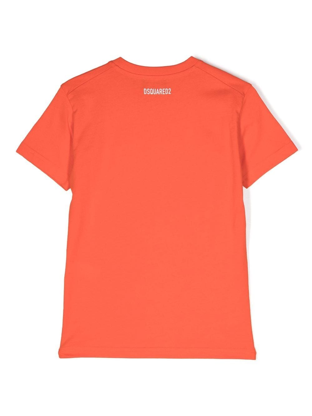 Dsquared2 Kids T-shirt met logoprint - Oranje