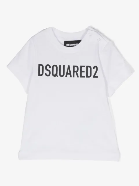 DSQUARED2 KIDS playera manga corta con logo estampado