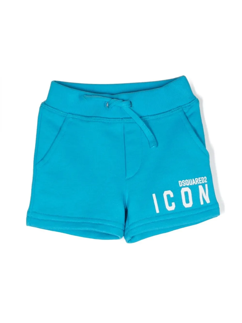 

Dsquared2 Kids shorts con logo estampado - Azul