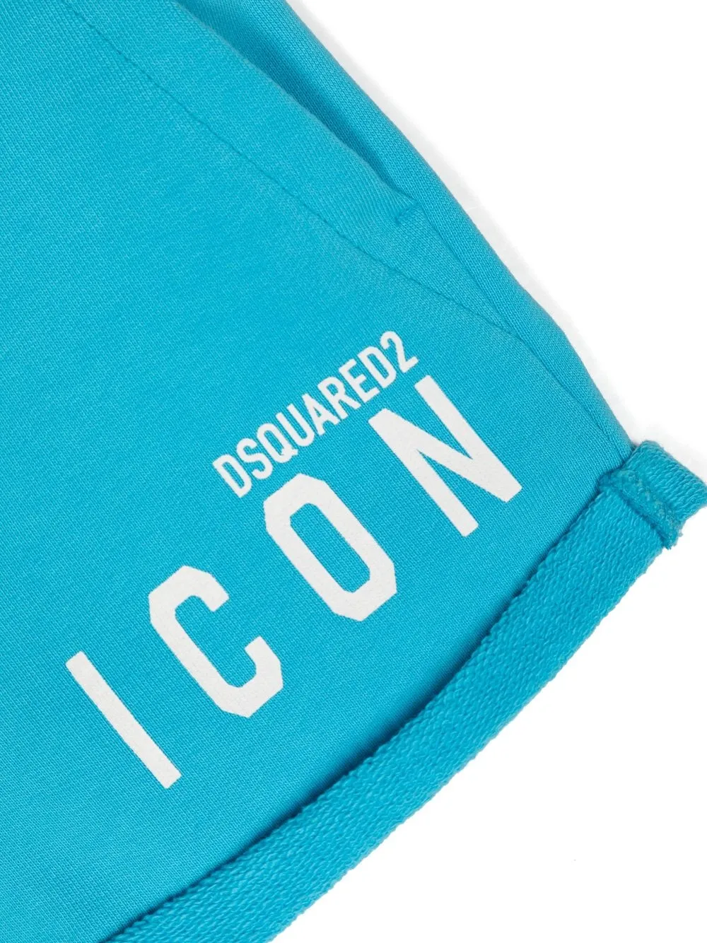 Dsquared2 Logo-print Jersey Track Shorts In Blue