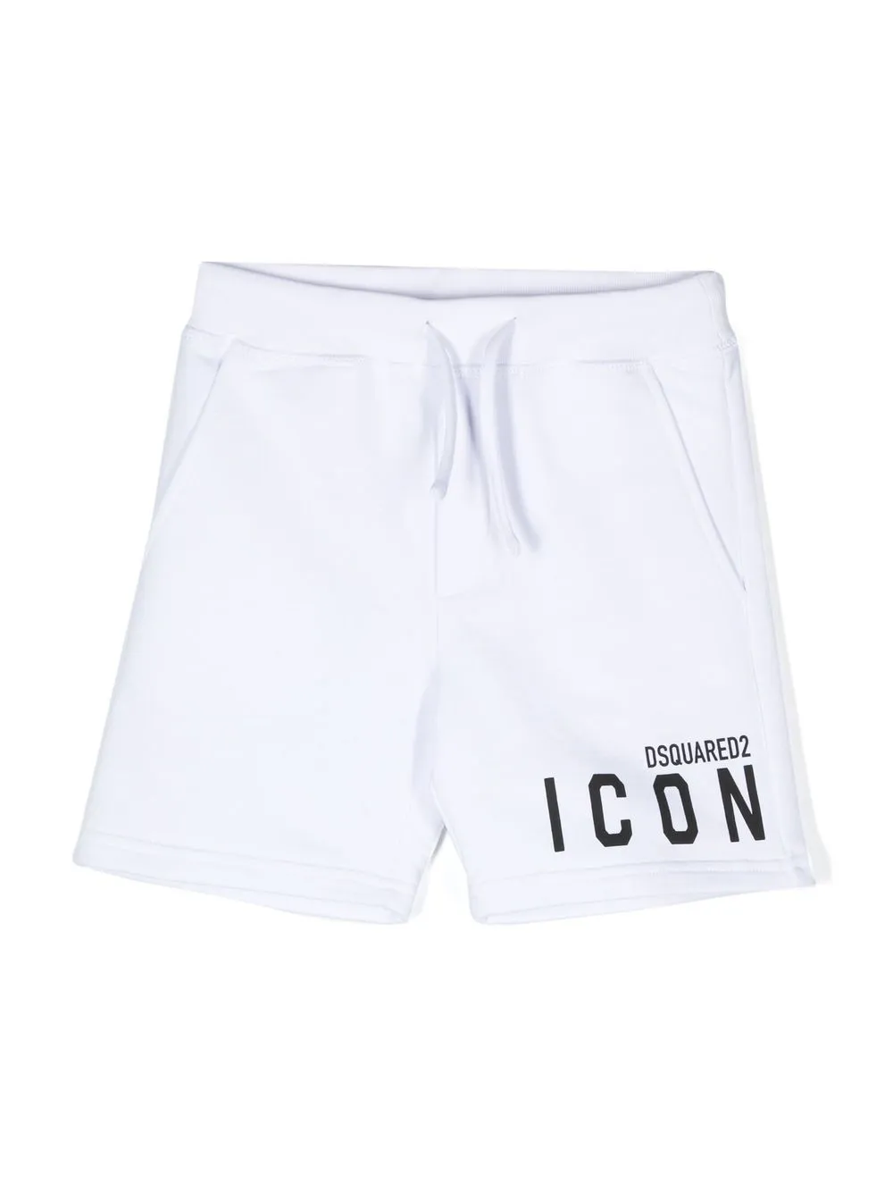 

Dsquared2 Kids bermudas con logo estampado - Blanco