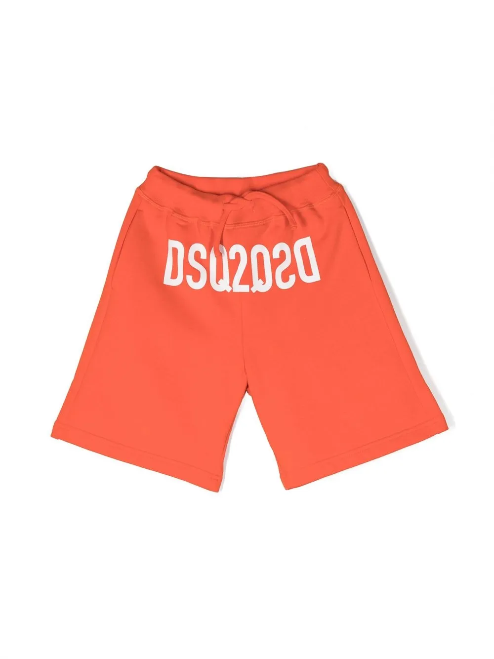 Dsquared2 Kids' Logo-print Shorts In Orange