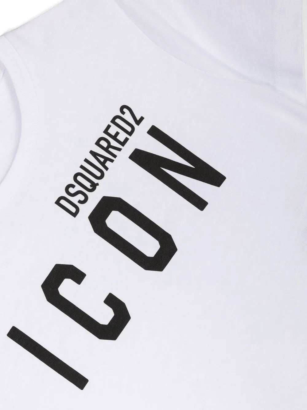 Dsquared2 Logo-print Short-sleeve T-shirt In Weiss