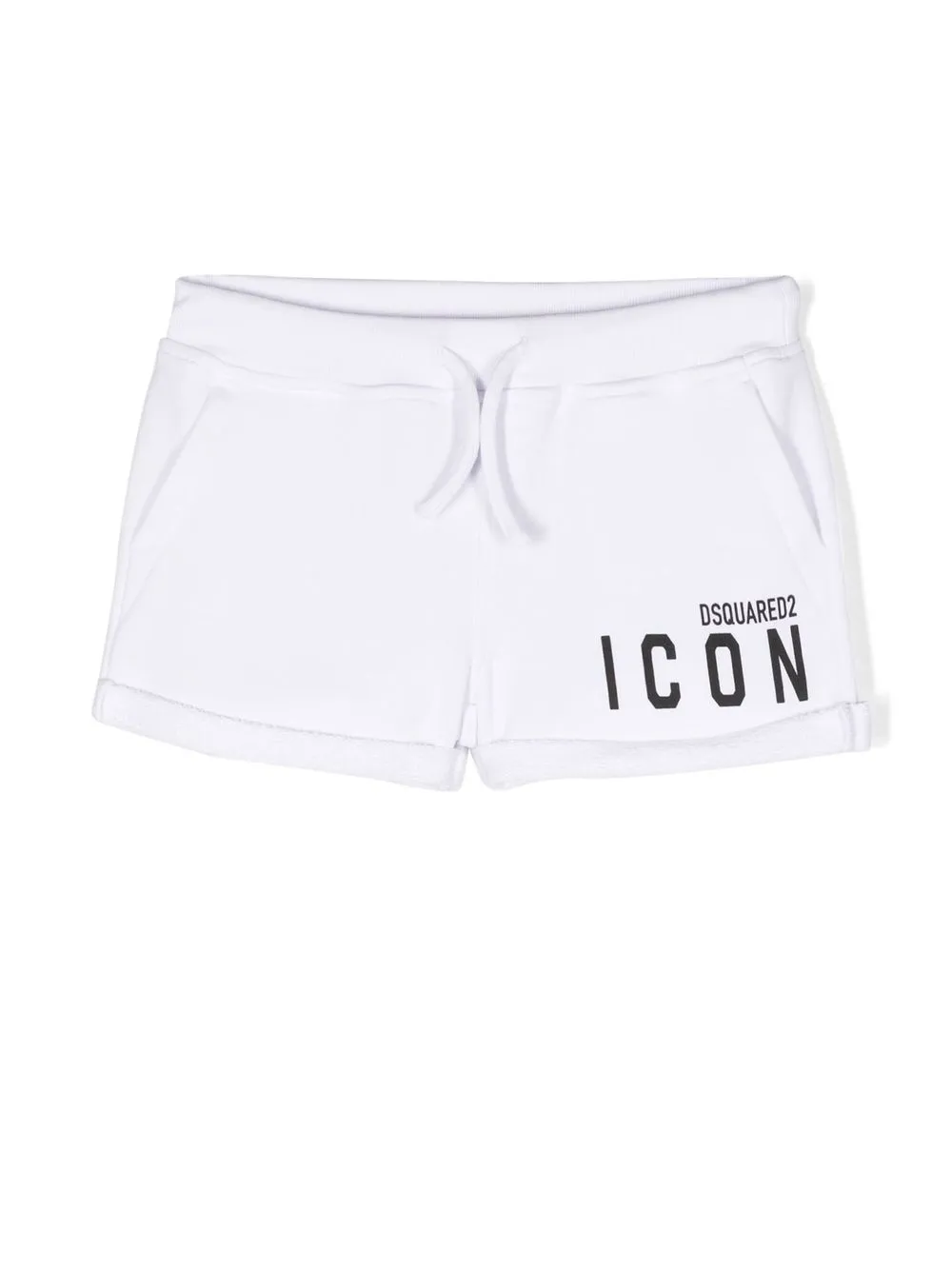 

Dsquared2 Kids shorts deportivos con logo estampado - Blanco