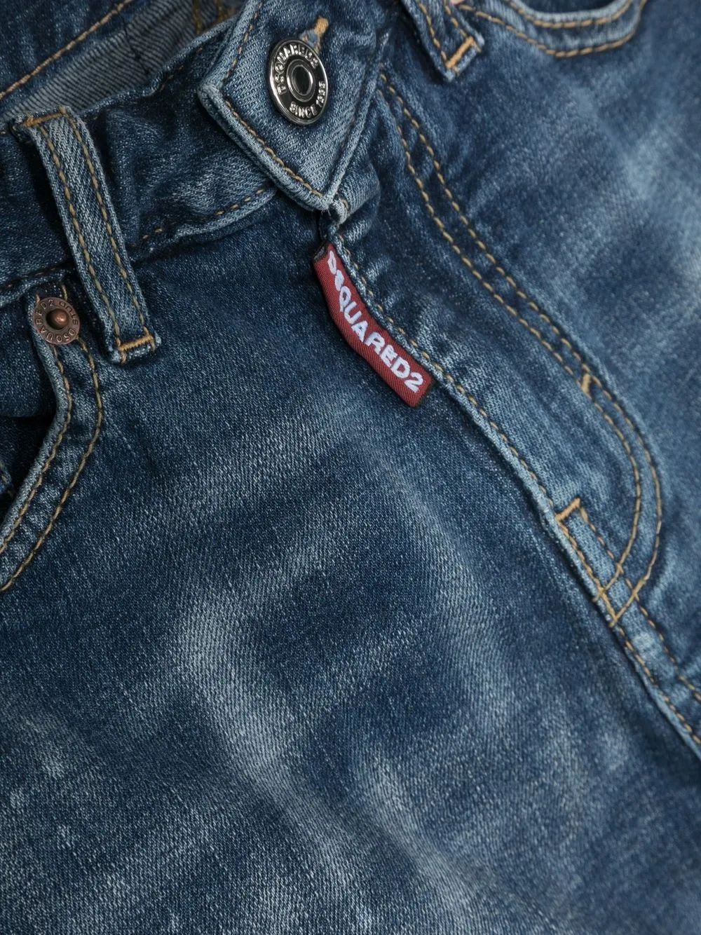  Dsquared2 Kids Jeans Shorts Im Five Pocket Design   Blau 