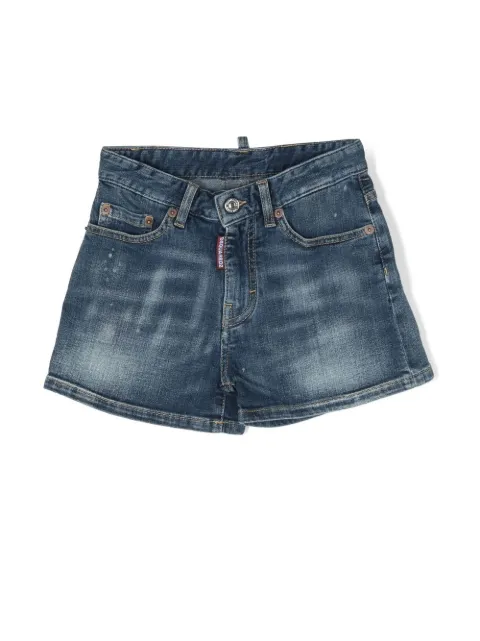 DSQUARED2 KIDS shorts de mezclilla con cinco bolsillos 