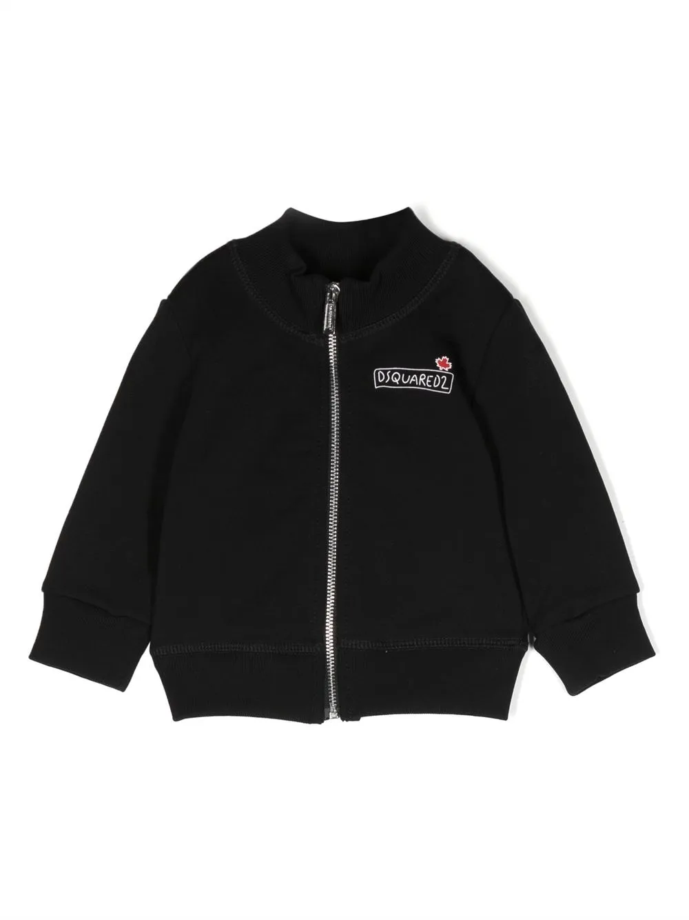 

Dsquared2 Kids logo-print zip-up bomber jacket - Black