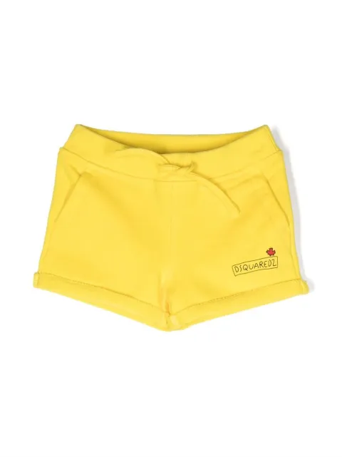 DSQUARED2 KIDS drawstring logo print shorts