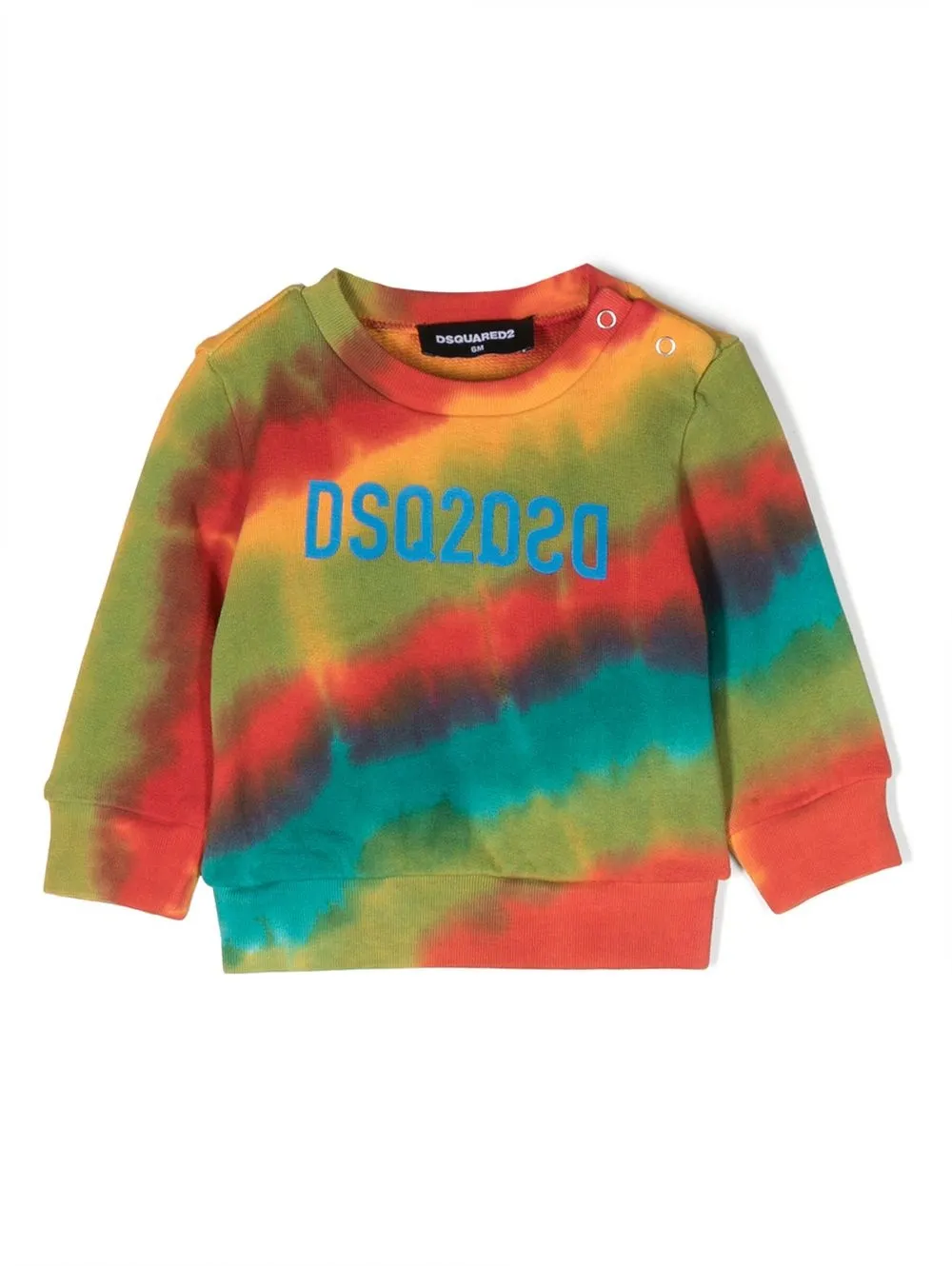 

Dsquared2 Kids sudadera con estampado tie-dye - Rojo