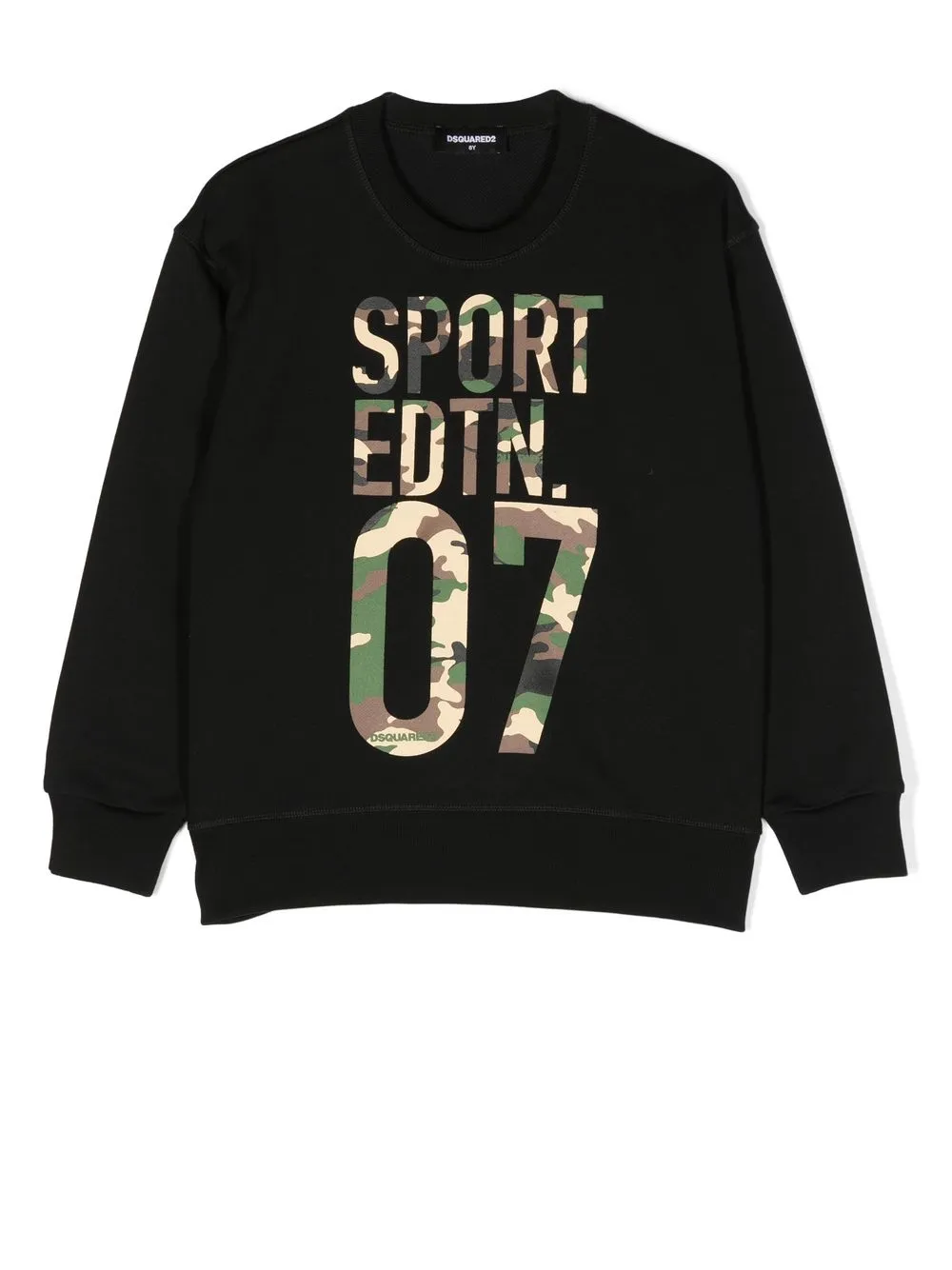 

Dsquared2 Kids slogan-print sweatshirt - Black