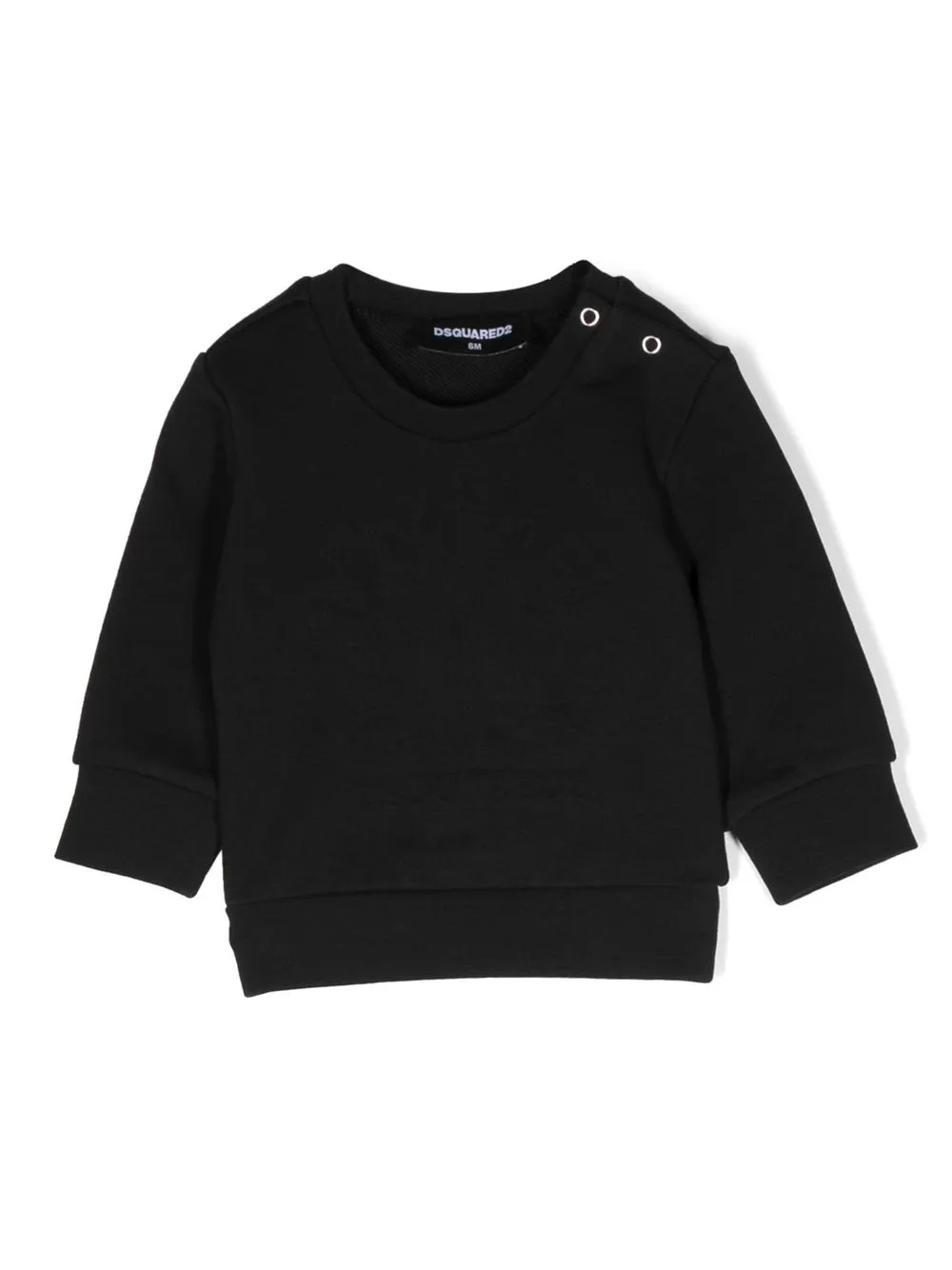 

Dsquared2 Kids sudadera con logo en relieve - Negro