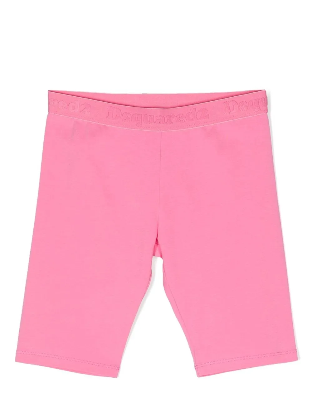 

Dsquared2 Kids logo-waistband jersey shorts - Pink