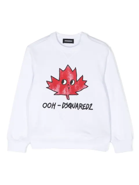 Dsquared2 Kids Felpa con stampa grafica