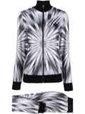 Plein Sport tie-dye two-piece tracksuit - White