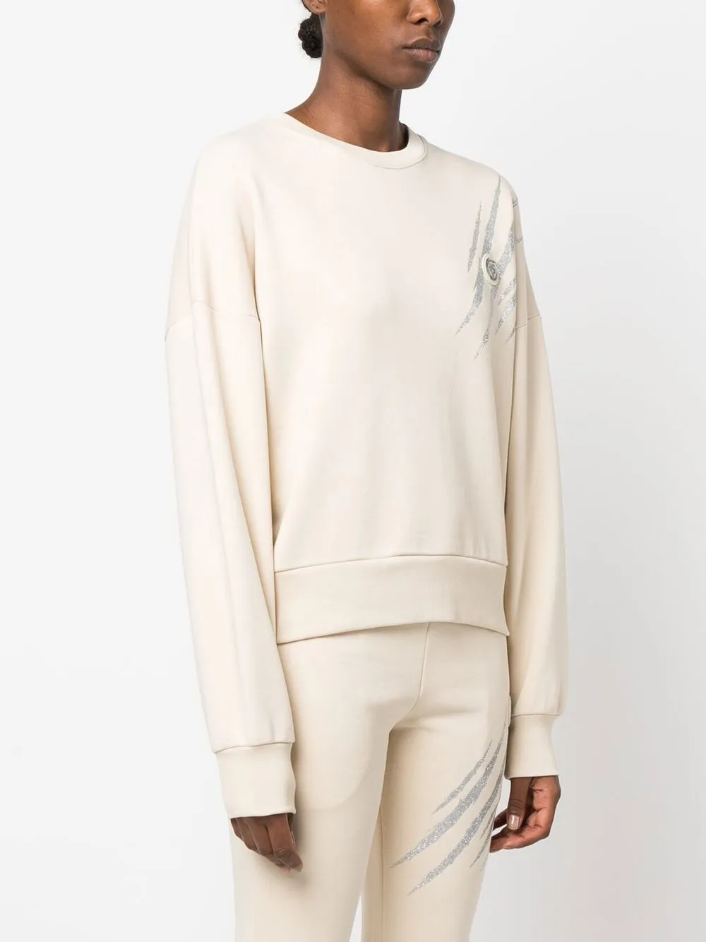 Plein Sport Katoenen sweater Beige
