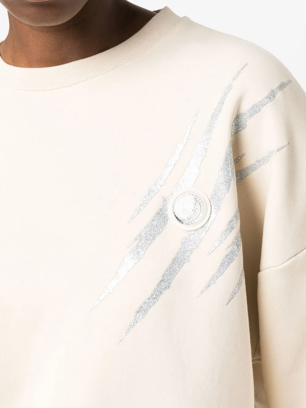 Plein Sport Katoenen sweater Beige