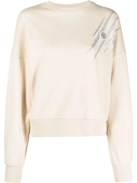 Plein Sport Scratch cotton sweatshirt
