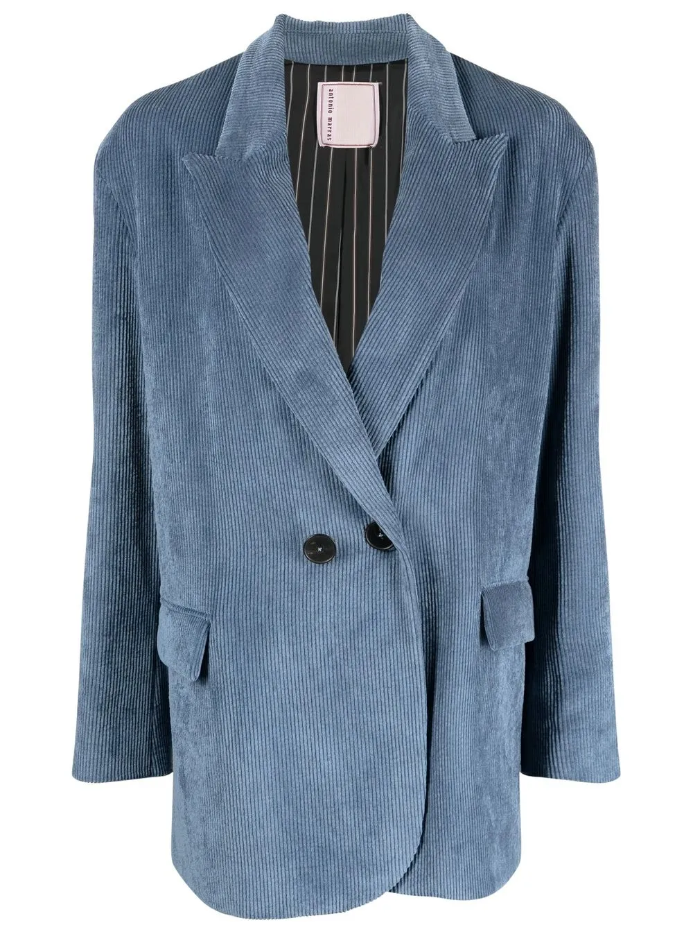 

Antonio Marras blazer de pana con doble botonadura - Azul