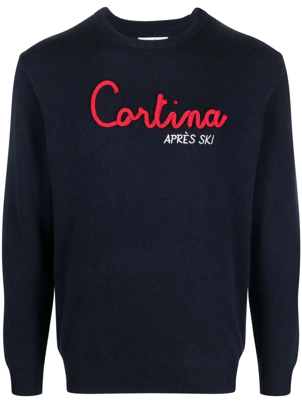 

MC2 Saint Barth embroidered-logo crew neck jumper - Blue