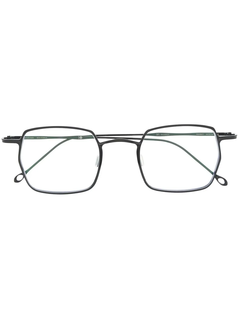 

Rigards lentes con armazón cuadrado - Negro