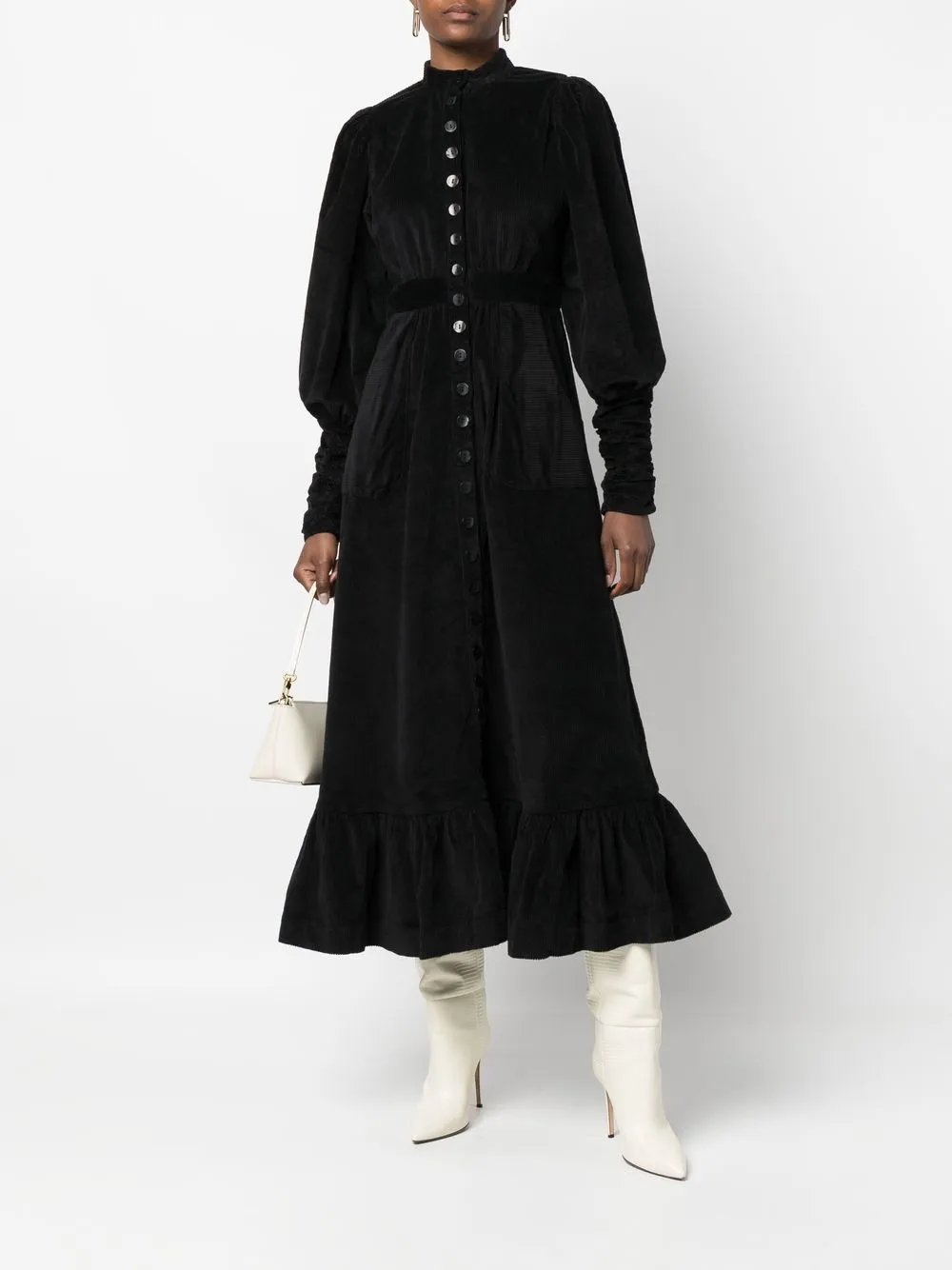 byTiMo Belted Corduroy Dress Farfetch